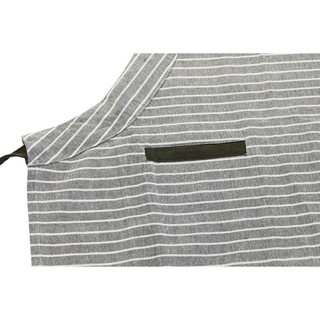 Avental com Bolso DKD Home Decor 70 x 1 x 85 cm Cinzento Algodão Branco Verde - EcoNest