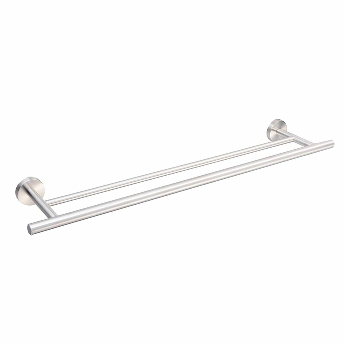 Toalheiro de barra DKD Home Decor 70 x 13,5 x 5,3 cm Prateado Aço inoxidável - EcoNest