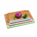Tábua de corte DKD Home Decor 33,5 x 22,4 x 1,2 cm Azul Cor de Rosa Verde - EcoNest
