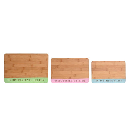 Tábua de corte DKD Home Decor 33,5 x 22,4 x 1,2 cm Azul Cor de Rosa Verde - EcoNest