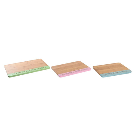 Tábua de corte DKD Home Decor 33,5 x 22,4 x 1,2 cm Azul Cor de Rosa Verde - EcoNest