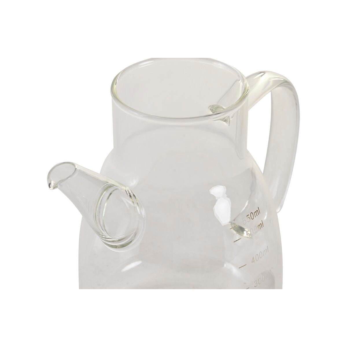 Galheteiro DKD Home Decor 17 x 10 x 15,5 cm Prateado Aço inoxidável 550 ml Vidro de Borosilicato - EcoNest