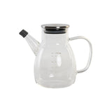 Galheteiro DKD Home Decor 17 x 10 x 15,5 cm Prateado Aço inoxidável 550 ml Vidro de Borosilicato - EcoNest