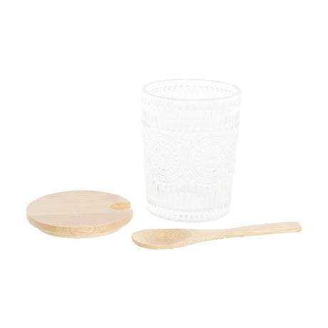 Açucareiro DKD Home Decor 28 x 10 x 13,5 cm Cristal Natural Transparente 300 ml Vidro de Borosilicato - EcoNest