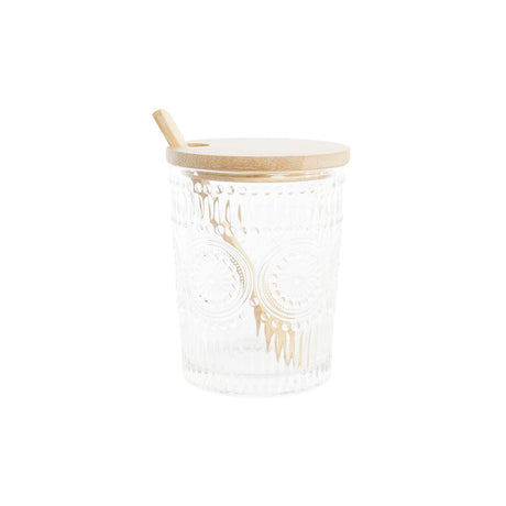 Açucareiro DKD Home Decor 28 x 10 x 13,5 cm Cristal Natural Transparente 300 ml Vidro de Borosilicato - EcoNest