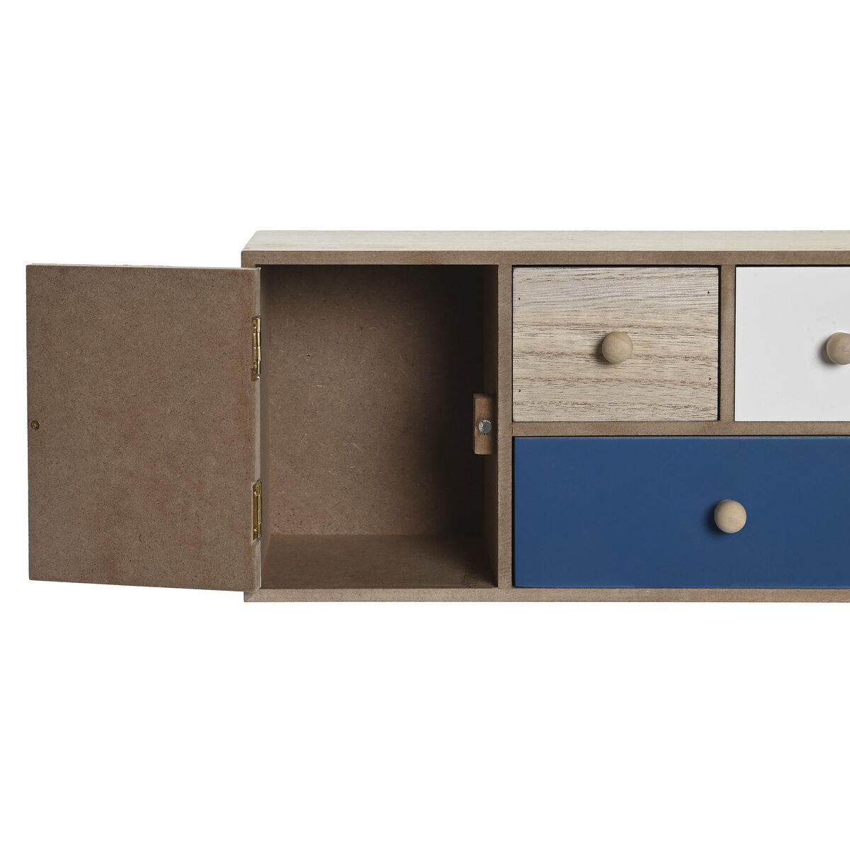 Guarda-Joias DKD Home Decor 30 x 12,5 x 15 cm Multicolor Madeira MDF