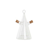 Galheteiro DKD Home Decor 10,5 x 9 x 18 cm Transparente Cortiça 300 ml Vidro de Borosilicato - EcoNest