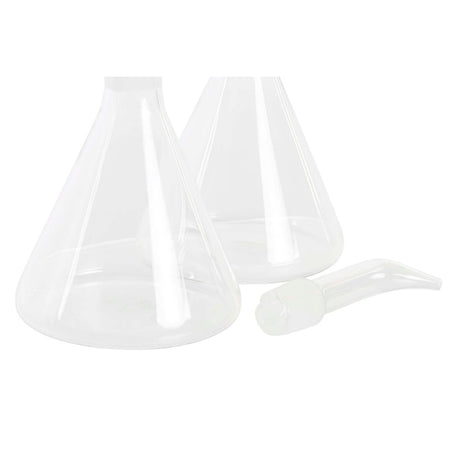 Galheteiro DKD Home Decor 200 ml 19,5 x 10 x 23,5 cm Metal Transparente 2 Unidades Vidro de Borosilicato - EcoNest