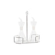 Galheteiro DKD Home Decor 200 ml 19,5 x 10 x 23,5 cm Metal Transparente 2 Unidades Vidro de Borosilicato - EcoNest