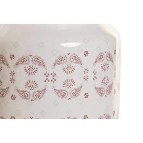 Recipiente para Utensílios de Cozinha DKD Home Decor Cor de Rosa Metal Branco 12 x 12 x 22 cm Dolomite Madeira MDF (5 Unidades) - EcoNest