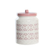 Bote DKD Home Decor 15,5 x 15,5 x 21 cm Cor de Rosa Branco Dolomite - EcoNest