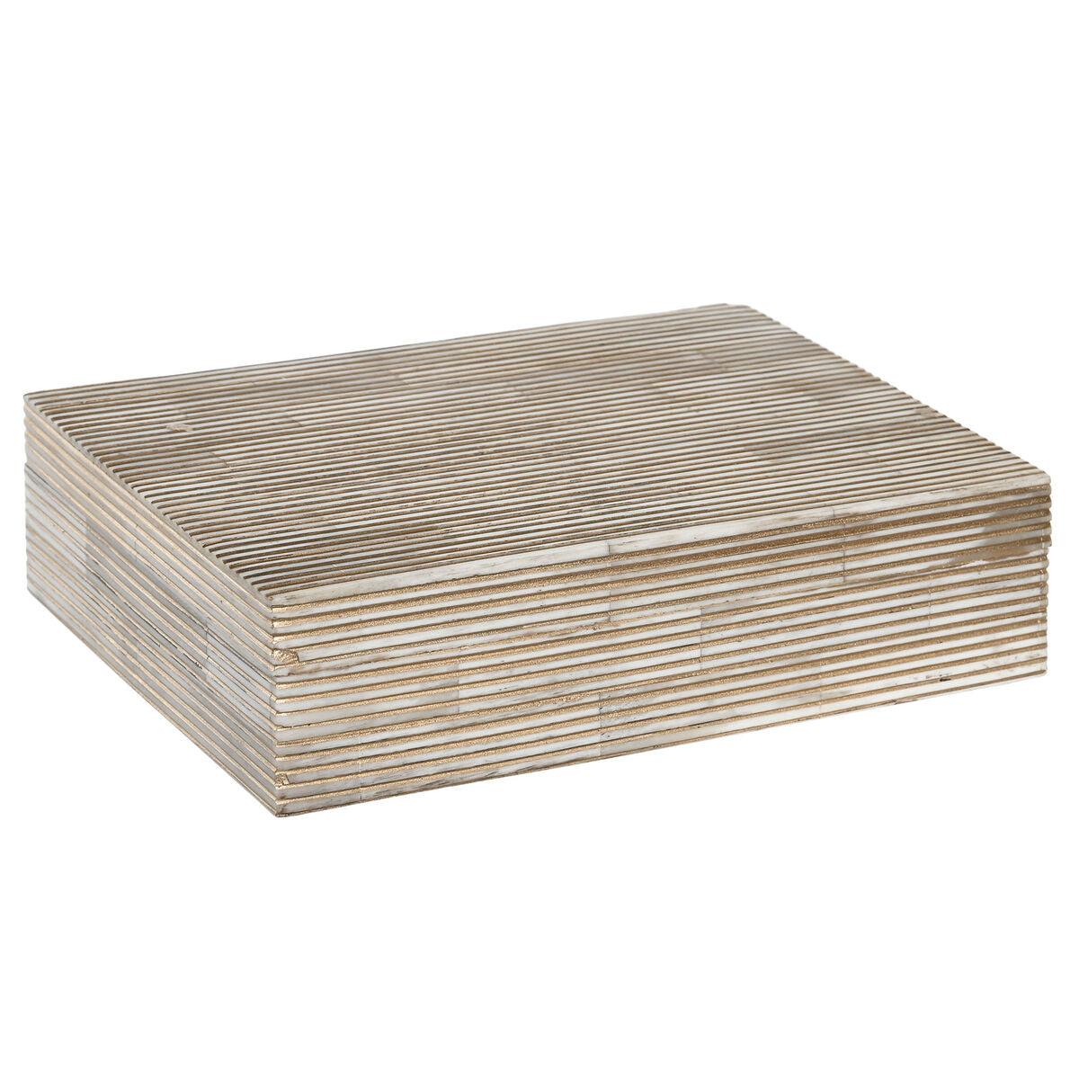 Guarda-Joias DKD Home Decor 20,5 x 13 x 5,5 cm Creme Osso Resina - EcoNest