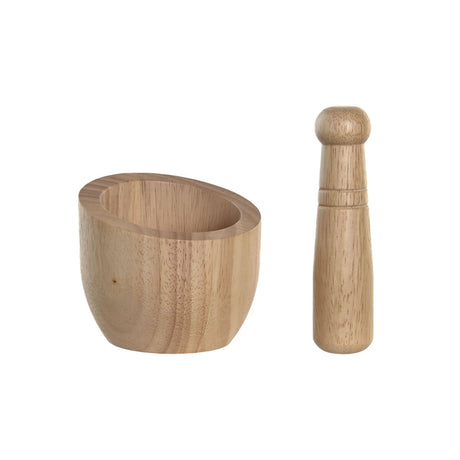 Almofariz DKD Home Decor 12 x 12 x 14,5 cm Bambu - EcoNest