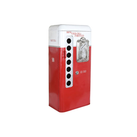 Suporte para garrafas DKD Home Decor 70 x 44 x 151 cm Vermelho Branco Ferro - EcoNest