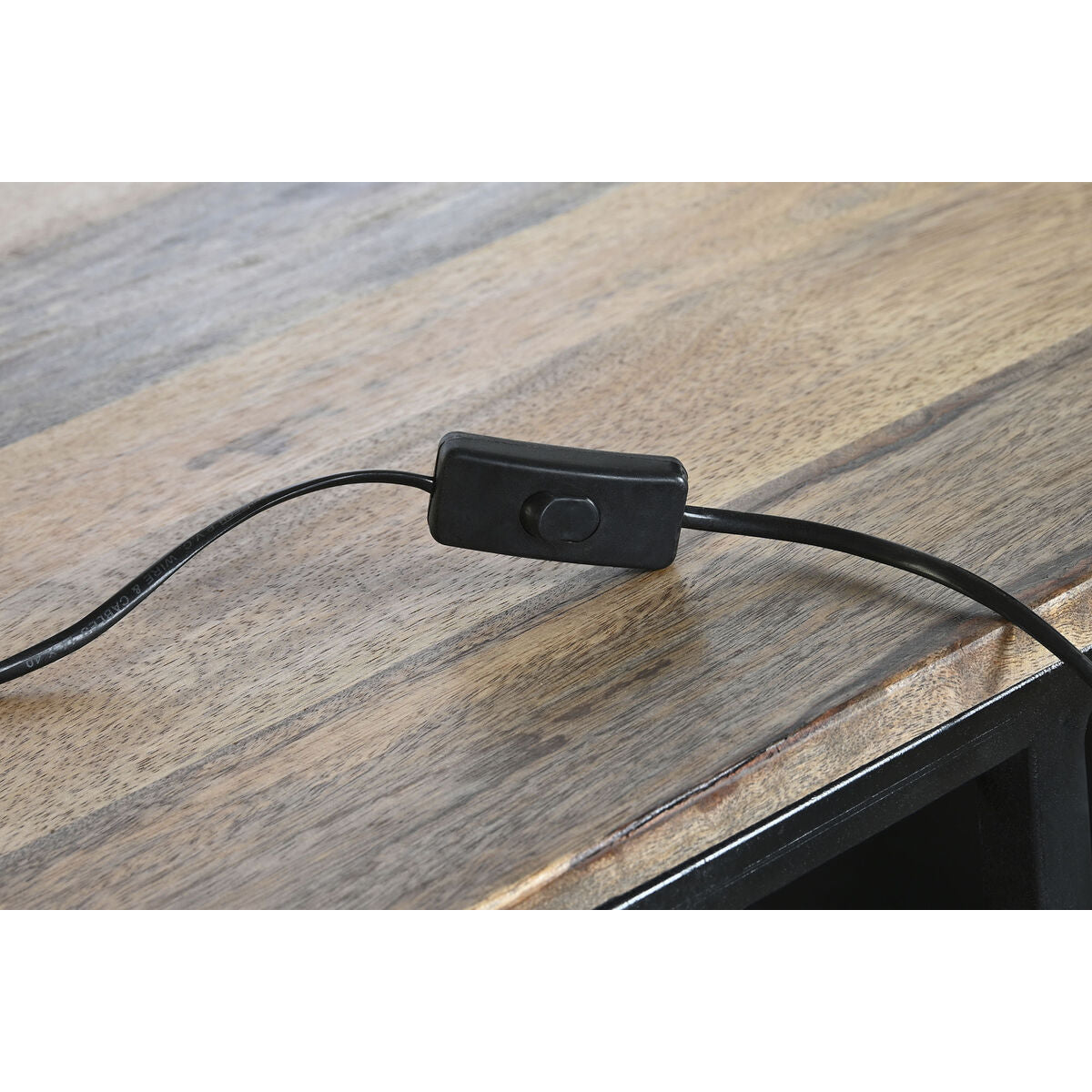 Mobiliário Auxiliar DKD Home Decor BAR Branco Castanho Preto Alumínio Ferro Madeira de mangueira 157 x 52 x 90 cm - EcoNest