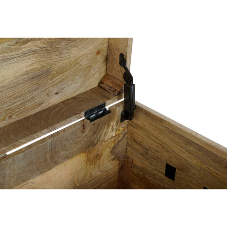 Baú DKD Home Decor Natural Madeira de mangueira Madeira MDF 78 x 43 x 45 cm - EcoNest