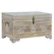 Baú DKD Home Decor Natural Madeira de mangueira Madeira MDF 78 x 43 x 45 cm - EcoNest