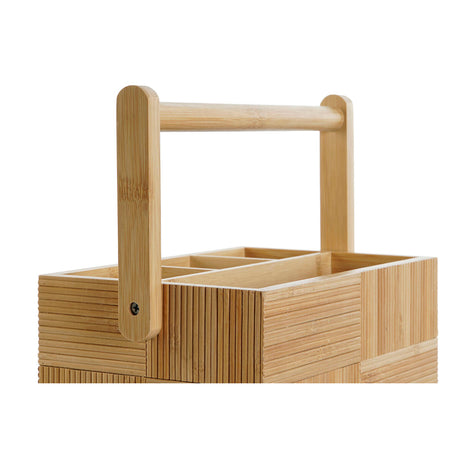 Organizador de Talheres DKD Home Decor Natural Bambu 27 x 16,5 x 11,5 cm - EcoNest