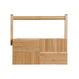 Organizador de Talheres DKD Home Decor Natural Bambu 27 x 16,5 x 11,5 cm - EcoNest