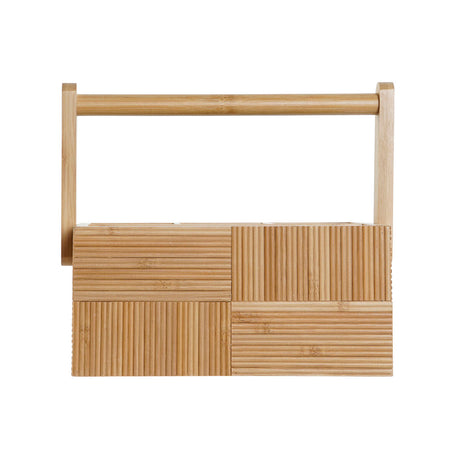 Organizador de Talheres DKD Home Decor Natural Bambu 27 x 16,5 x 11,5 cm - EcoNest