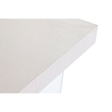 Secretária DKD Home Decor Branco Transparente Cristal Madeira MDF 120 x 50 x 76 cm - EcoNest