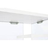 Secretária DKD Home Decor Branco Transparente Cristal Madeira MDF 120 x 50 x 76 cm - EcoNest