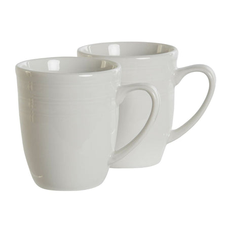 Conjunto de 4 Canecas DKD Home Decor Branco Porcelana 330 ml - EcoNest