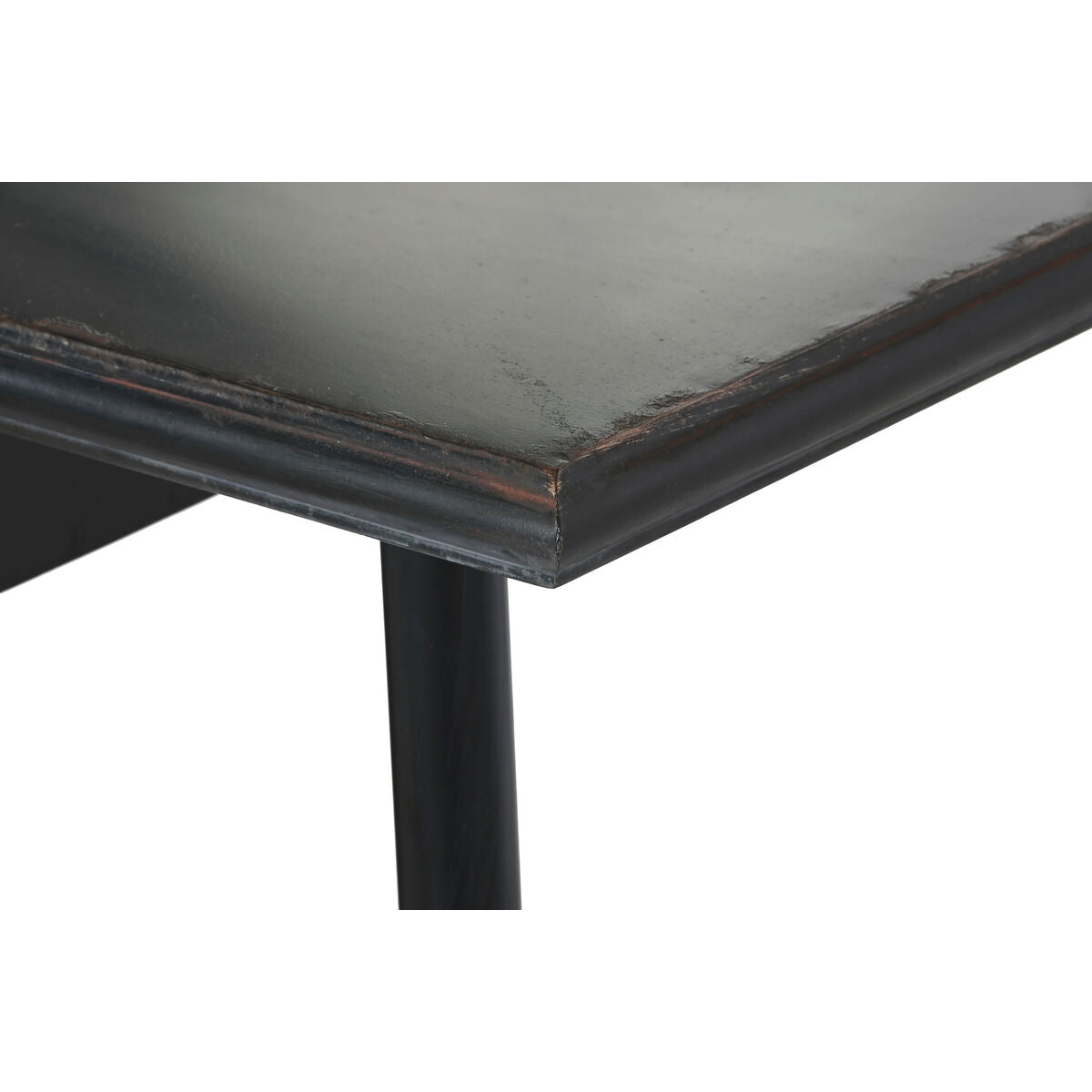 Secretária DKD Home Decor Preto Metal Cristal 120 x 50 x 80 cm - EcoNest