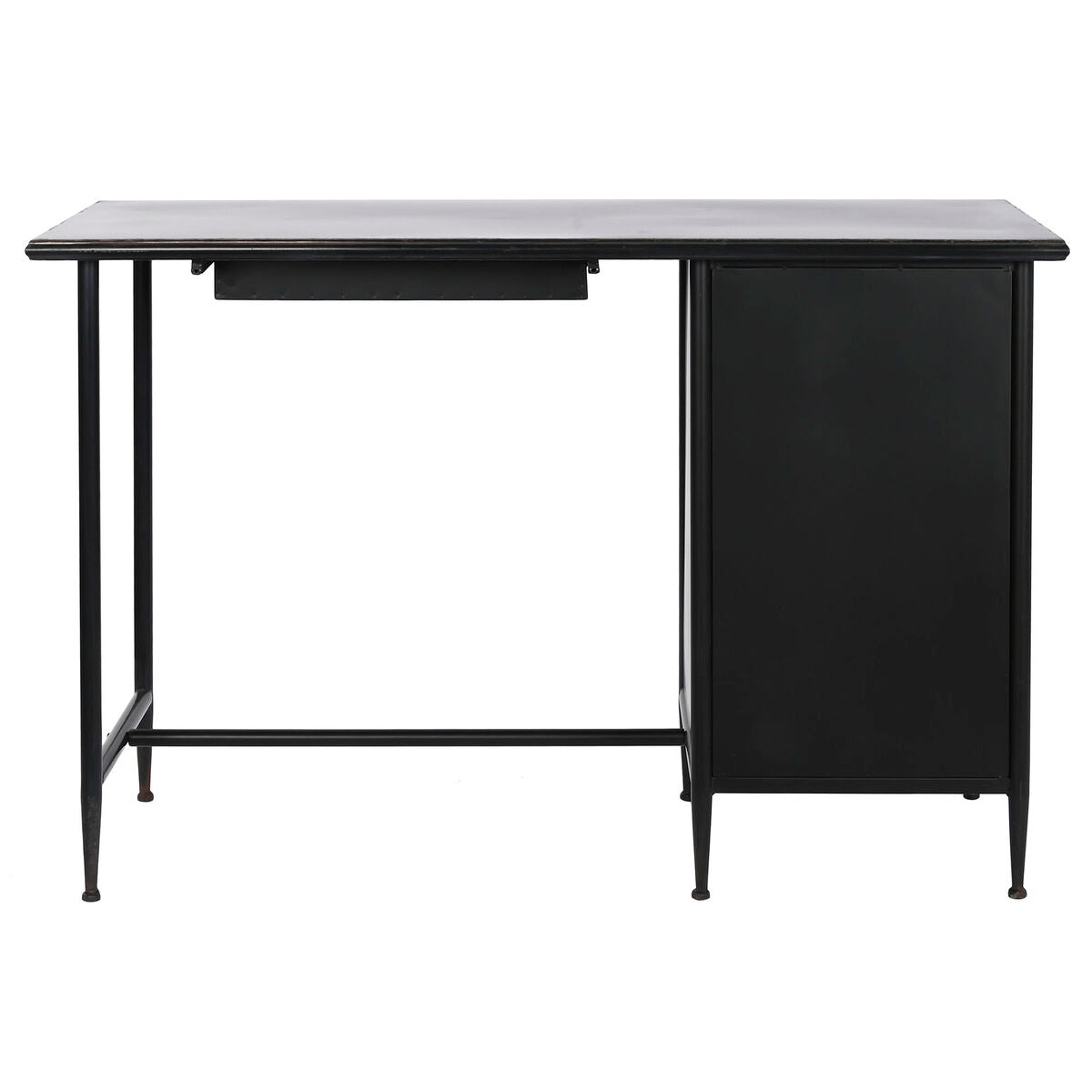 Secretária DKD Home Decor Preto Metal Cristal 120 x 50 x 80 cm - EcoNest