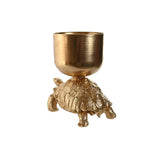 Balde de Gelo Home ESPRIT Dourado Resina Tropical 33 x 22 x 34,5 cm - EcoNest