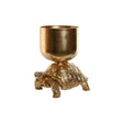 Balde de Gelo Home ESPRIT Dourado Resina Tropical 33 x 22 x 34,5 cm - EcoNest