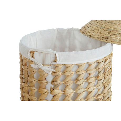Cesto de Roupa Suja Home ESPRIT Branco Natural 3 Peças 46 x 46 x 69 cm - EcoNest