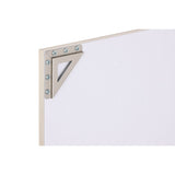 Espejo de pared Home ESPRIT Blanco Marrón Beige Gris Cristal Poliestireno 70 x 2 x 97 cm (4 Unidades)