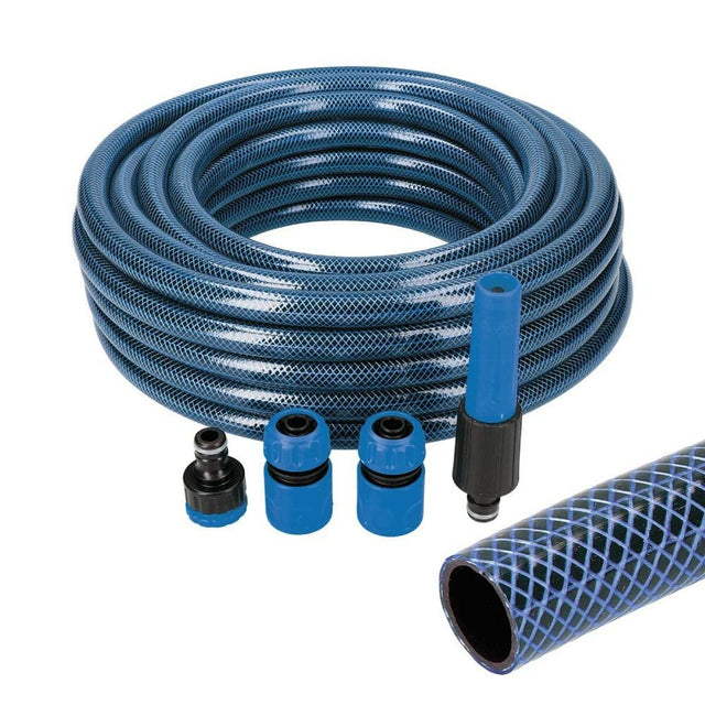 Conjunto de Mangueira com acessórios EDM Azul 20 mm x 15 m 5/8" - EcoNest