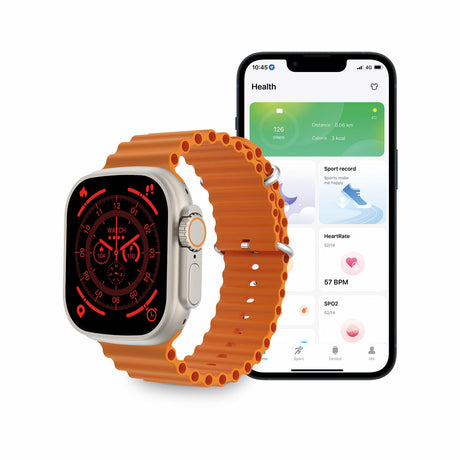 Smartwatch KSIX Urban Plus 2,05" 270 mAh Bluetooth 5.0 Laranja - EcoNest