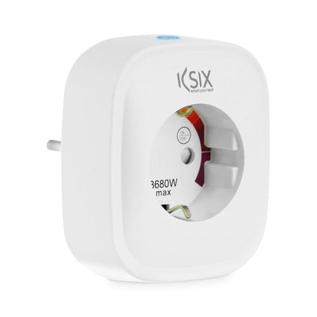 Tomada Inteligente KSIX Smart Energy Slim WIFI 250V Branco - EcoNest