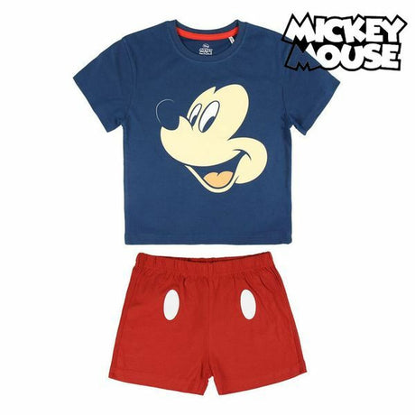 Pijama de Verão Mickey Mouse 73457 Azul Marinho - EcoNest