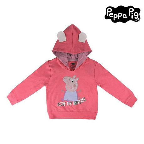 Camisola com Capuz Menina Peppa Pig 74230 Cor de Rosa - EcoNest