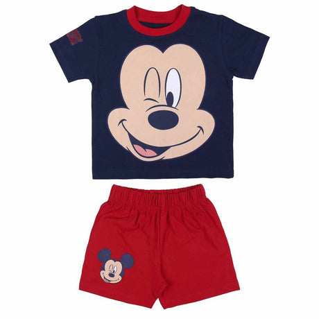 Pijama Infantil Mickey Mouse Vermelho - EcoNest