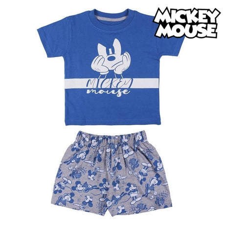 Pijama Infantil Mickey Mouse Azul - EcoNest