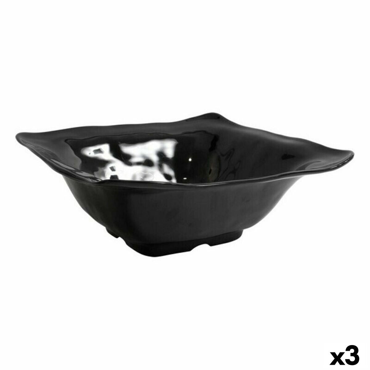 Saladeira AIR Inde 143888 Porcelana 36,5 x 35,8 x 13,6 cm (3 Unidades) (36,5 x 35,8 x 13,6 cm) - EcoNest