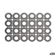Individuais Viejo Valle PVC Prateado 45 x 30 cm (24 Unidades) - EcoNest