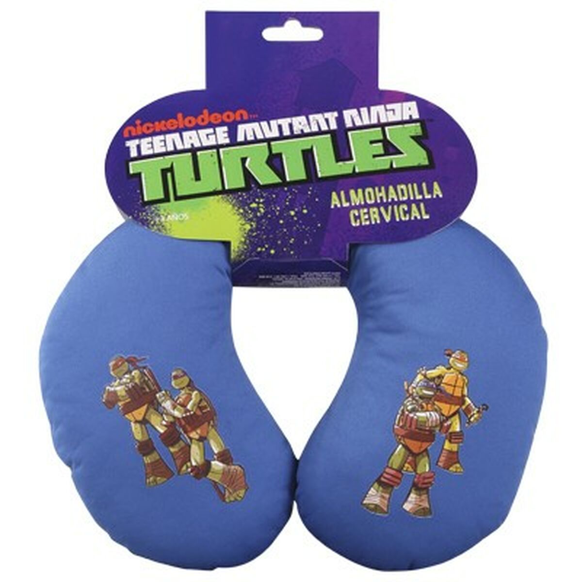 Almofada de Viagem Teenage Mutant Ninja Turtles TUR2010 Azul - EcoNest