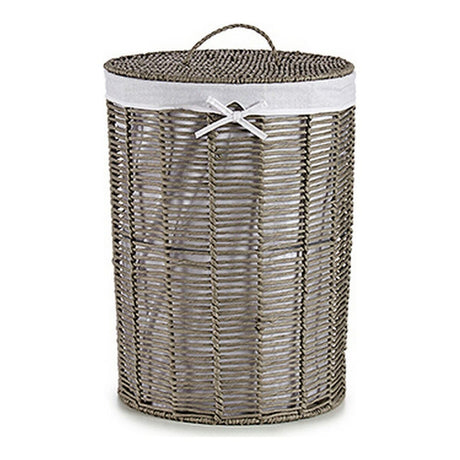 Cesto da Roupa Cinzento Tecido vime (2 Peças) (44 x 56 x 44 cm) (39 x 39 x 50,5 cm) - EcoNest