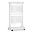 Carrinho de Vegetais Branco Polipropileno (33 x 81 x 44 cm) - EcoNest