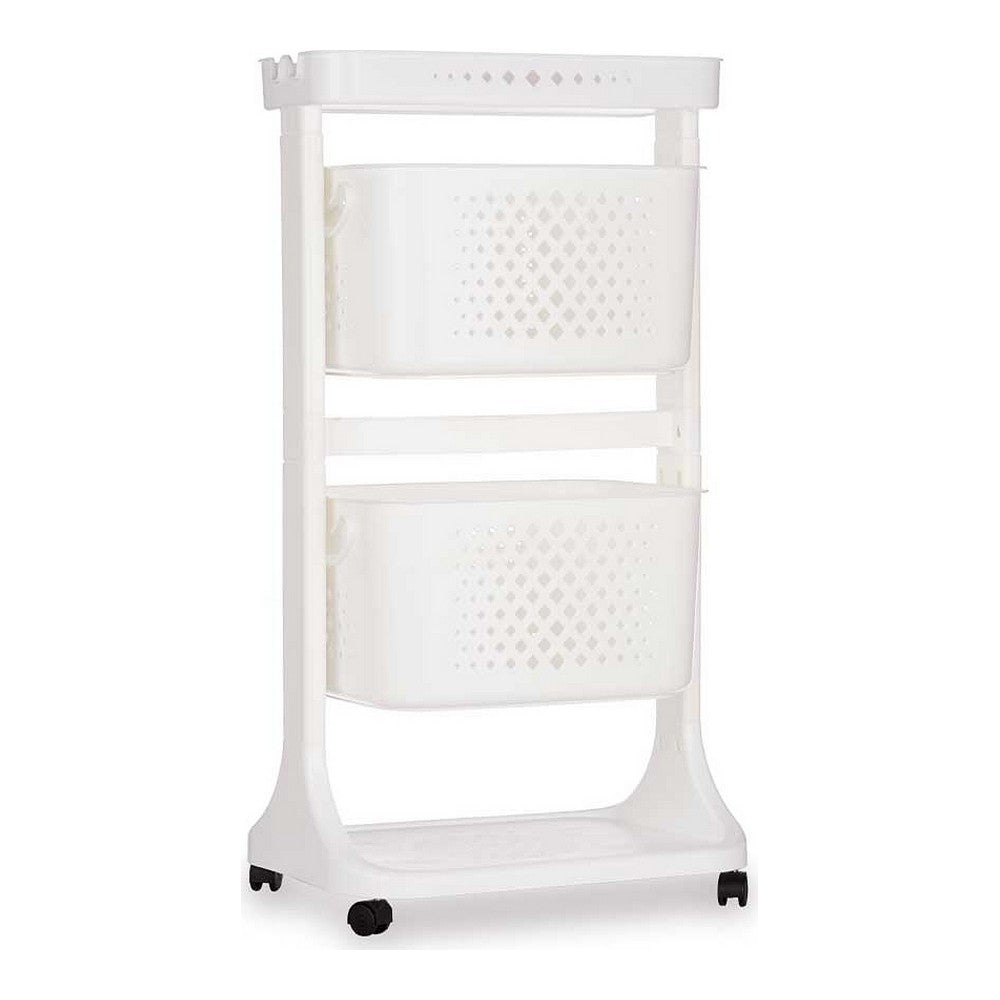 Carrinho de Vegetais Branco Polipropileno (33 x 81 x 44 cm) - EcoNest
