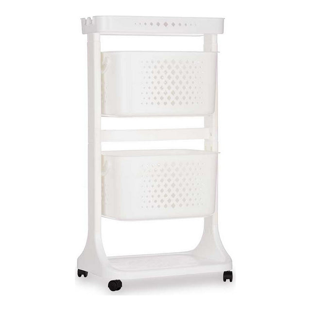 Carrinho de Vegetais Branco Polipropileno (33 x 81 x 44 cm) - EcoNest