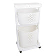 Carrinho para a Roupa Branco Polipropileno (33 x 81 x 44 cm) - EcoNest