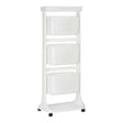 Carrinho de Vegetais Branco Polipropileno (33 x 112 x 44 cm) - EcoNest
