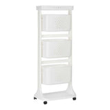 Carrinho de Vegetais Branco Polipropileno (33 x 112 x 44 cm) - EcoNest